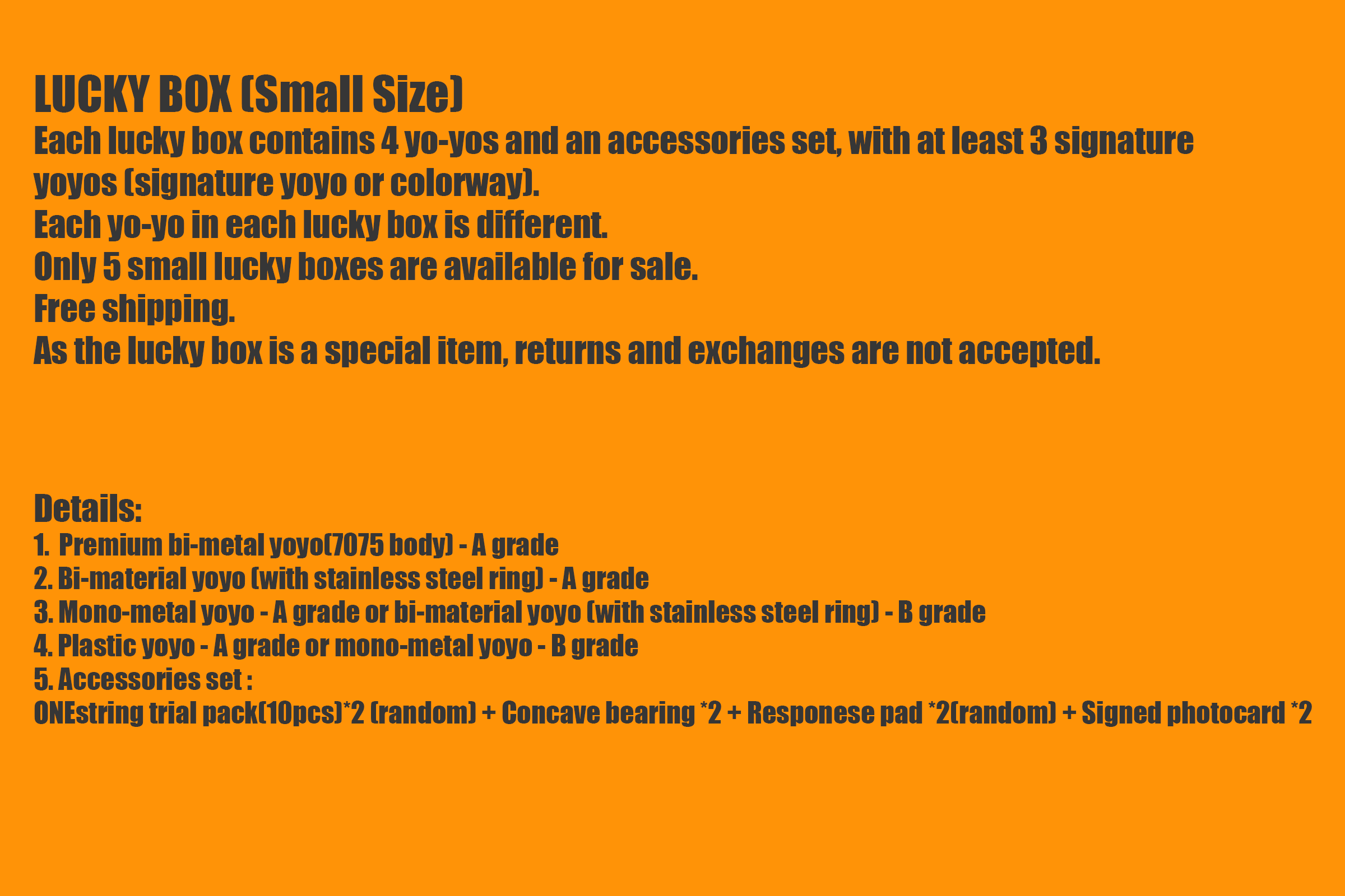 LUCKY BOX - Small size